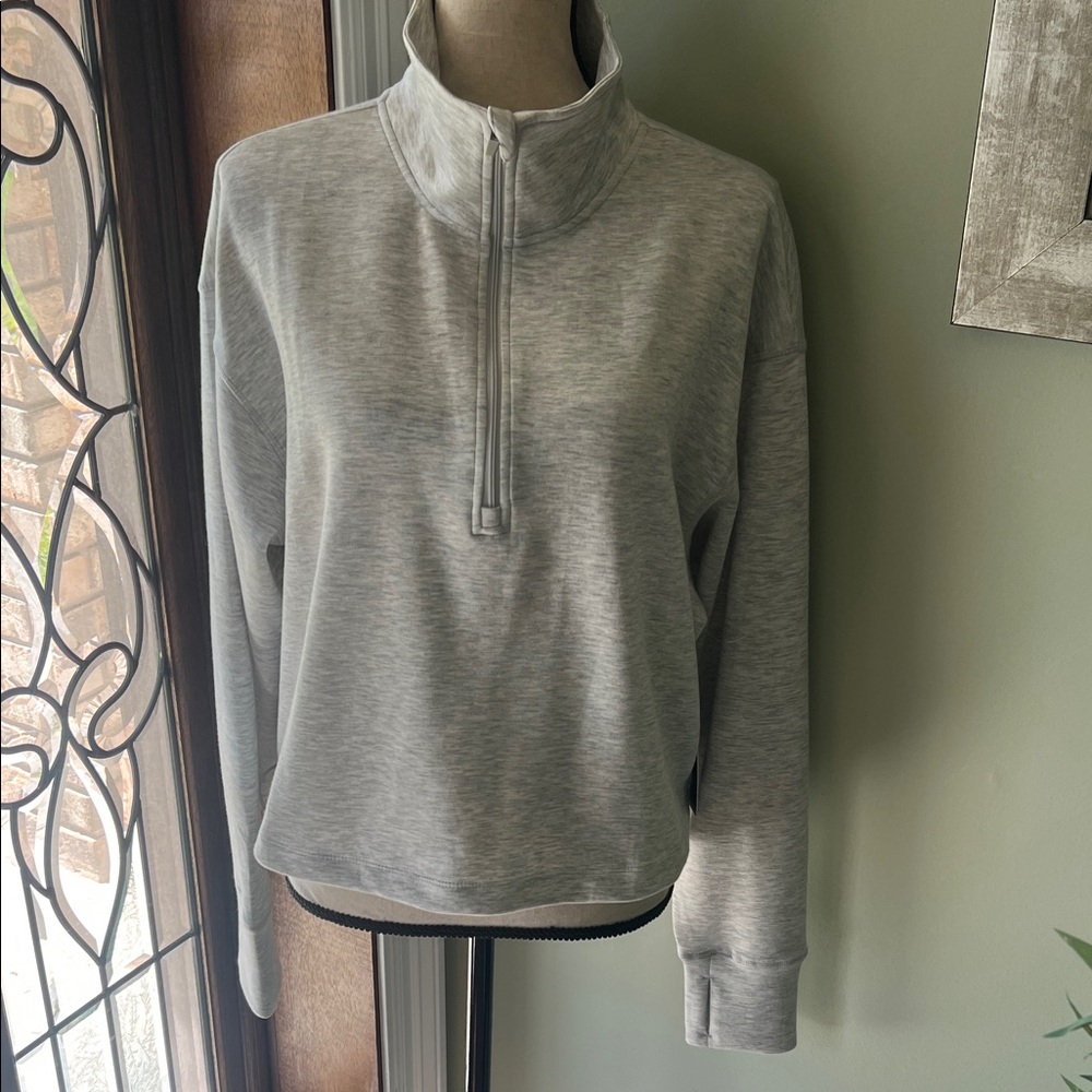 Velocity Heather Gray Women's 1/2 Zip